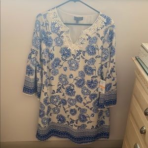 Lined summer dress or beach cover up!